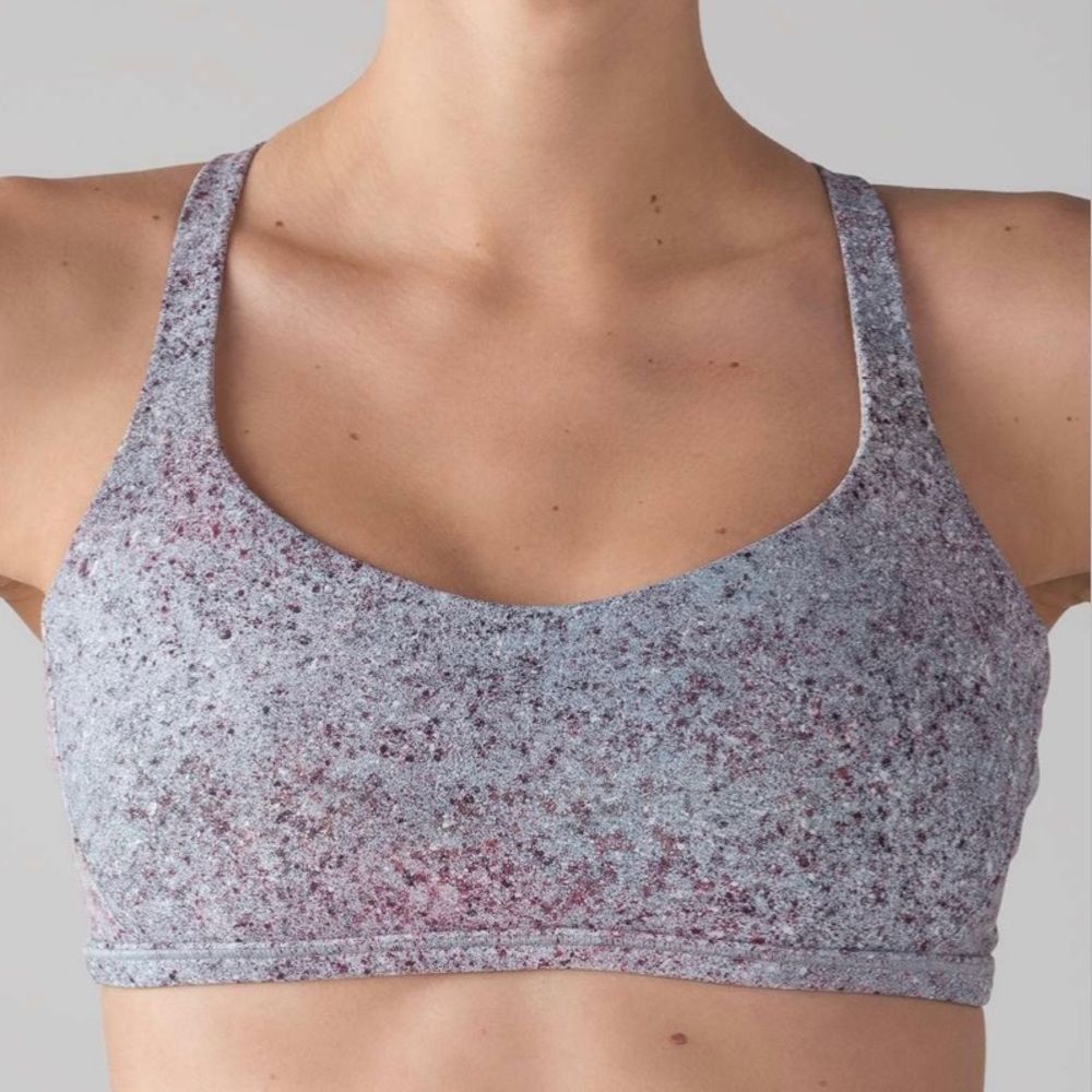 Lululemon free to be zen bra size 4 in summer haze multi good condition - Picture 5 of 5